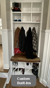 Built-In Cubby Storage Bench