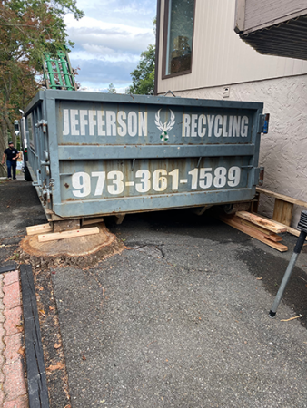 Jefferson Recycling dumpster