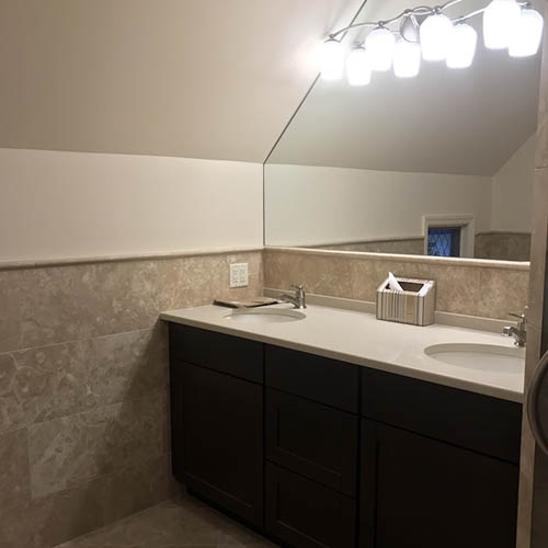 Lake Mohawk Sparta Bathroom Remodel Tile Vanity Design Rendering Marble