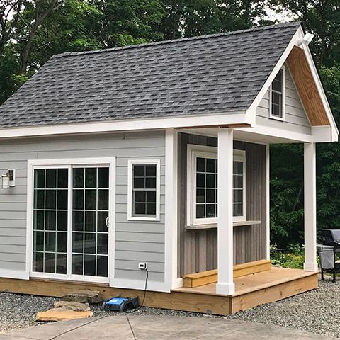 pool house outdoor structure