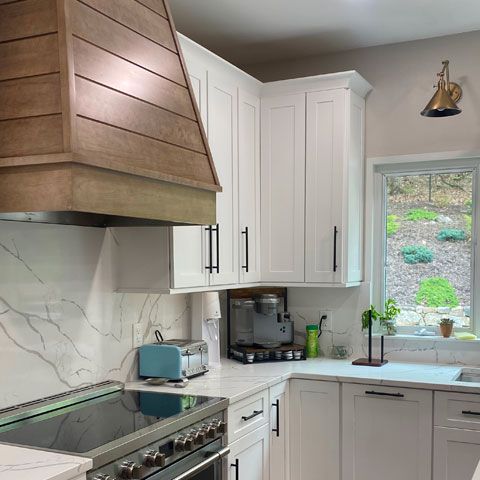 cabinet wood hood range cover