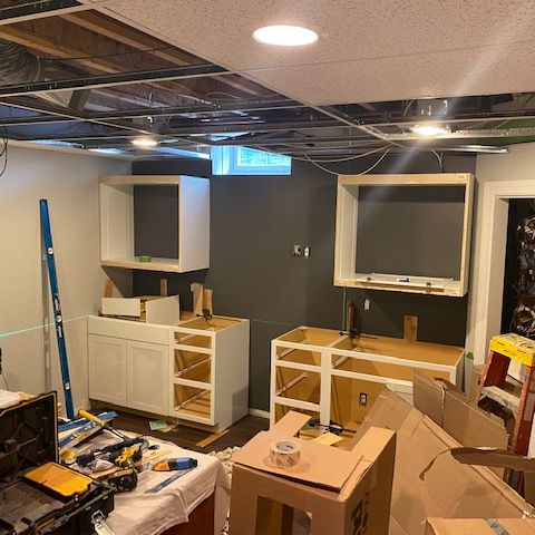 Office remodel in progress